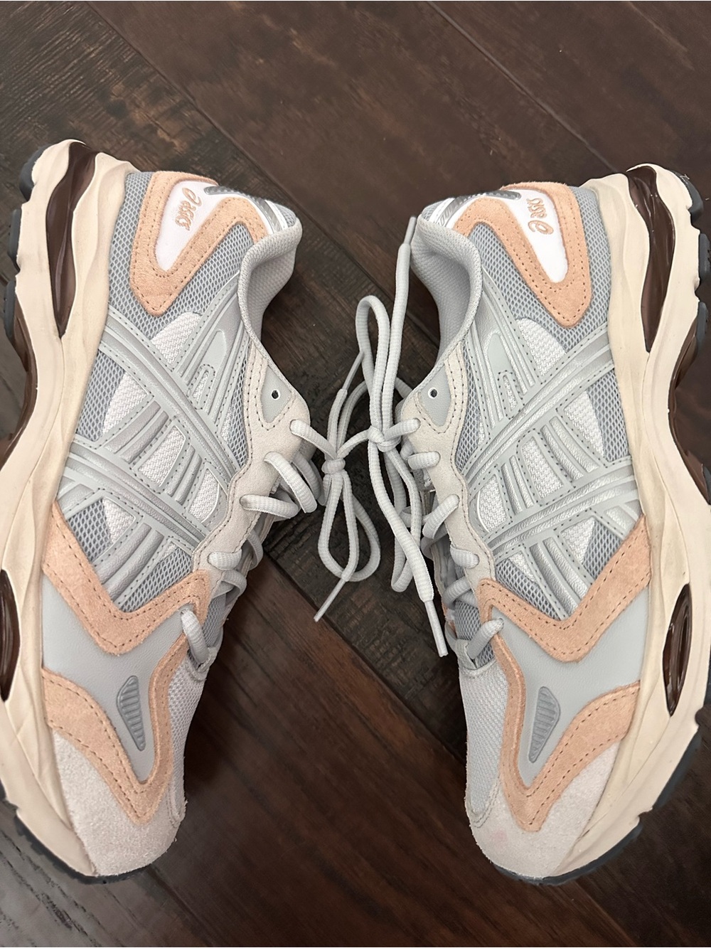 New ASICS Gel-K1011 Glacier Grey White Men’s Size 7 EU 40 - Picture 4 of 7
